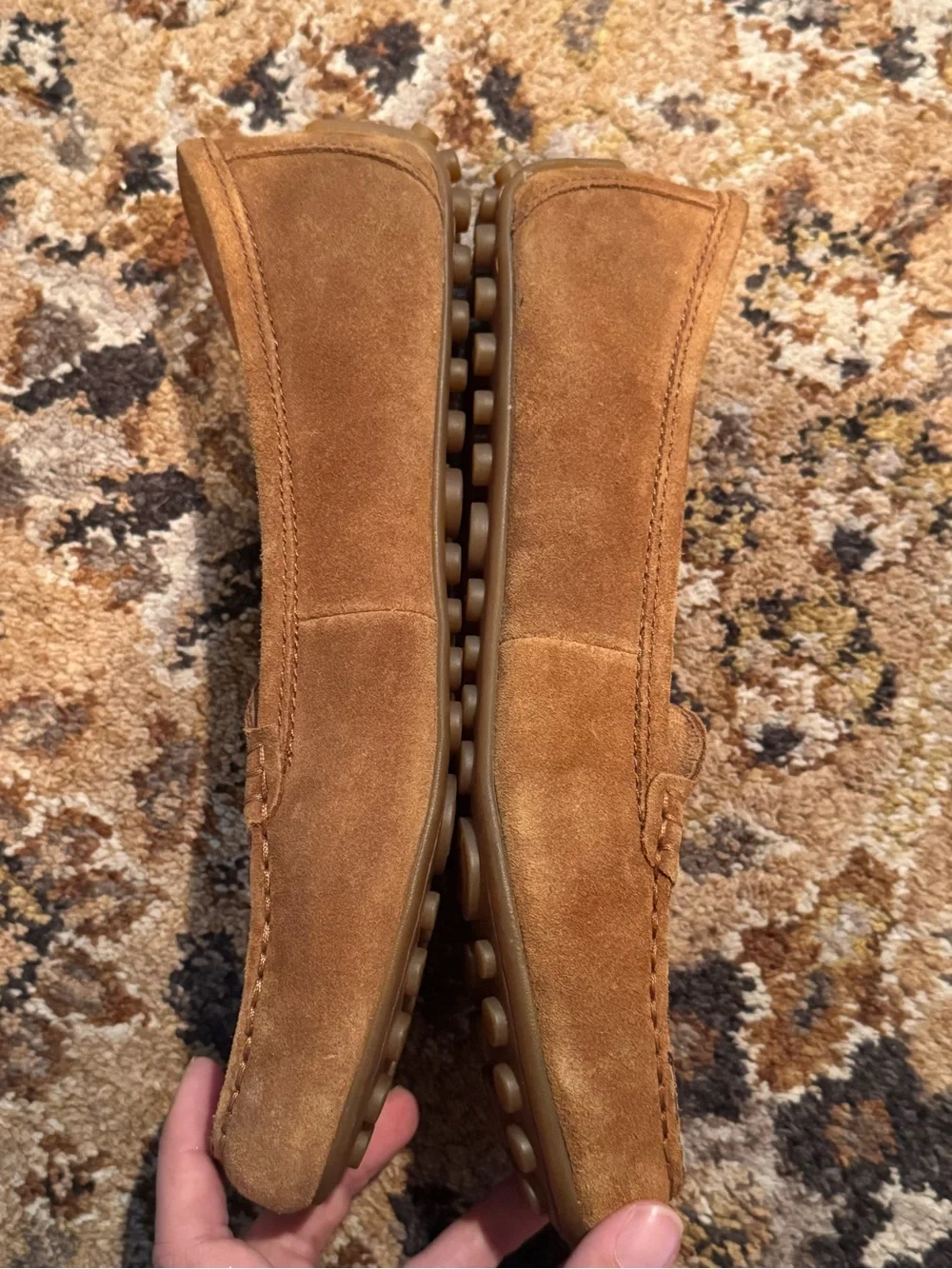 Born Women's Tan Suede Moccasin Loafers size 9